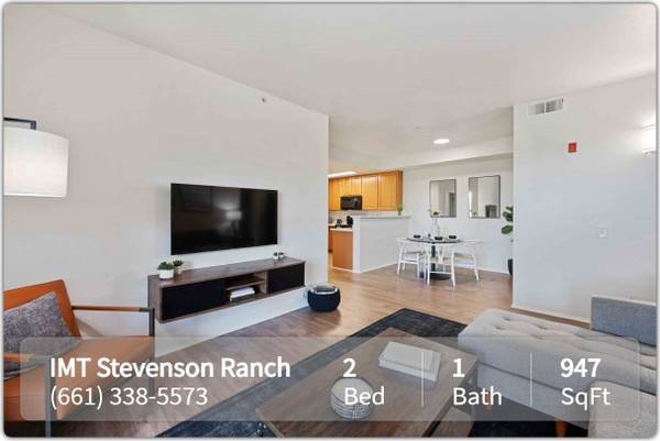 $2,805 / 2br - 947ft2 - Don't wait! This spacious 2 bed, 1 bath will go fast! 947 Sq Ft! (Stevenson Ranch - Santa Clarita Valley)