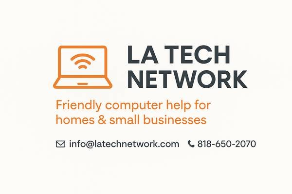 LA Tech Network: Fast and Friendly Computer Help (Los Angeles)