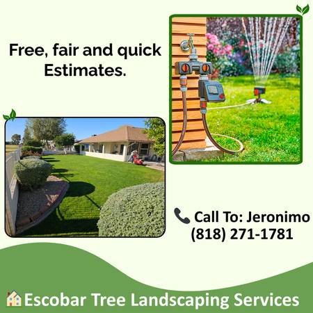 ESCOBAR Landscaping, Artificial, Pavers, Trees, more. Estimates (SF Valley, Los Angeles metro, SG Valley, more.)