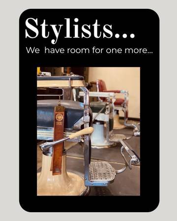 Westwood Gentlemen's Salon Seeking Stylist
