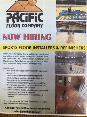 Hardwood Floor Installer and Refinisher (Chatsworth)